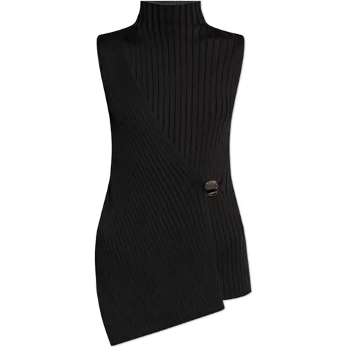 Ribbed top , female, Sizes: L, S, M, XS - Jil Sander - Modalova