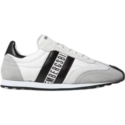 Suede Leather Athletic Sneakers for Men , male, Sizes: 6 UK, 7 UK, 11 UK - Bikkembergs - Modalova