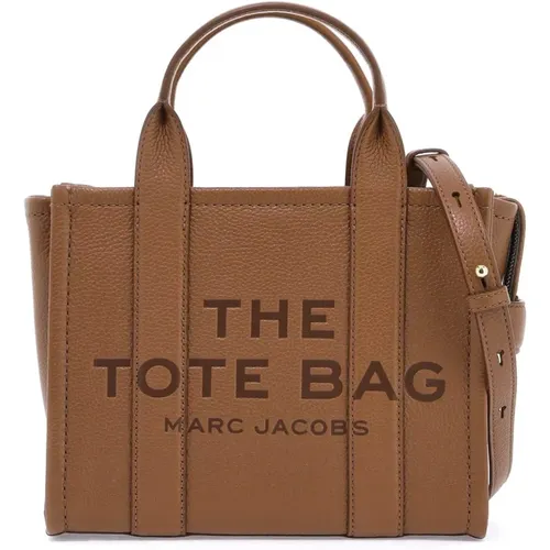 Grained Leather Small Tote Bag , Damen, Größe: ONE Size - Marc Jacobs - Modalova