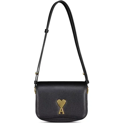Logo Shoulder Bag , female, Sizes: ONE SIZE - Ami Paris - Modalova