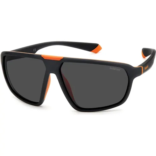 Matte Orange Sunglasses , unisex, Sizes: 61 MM - Polaroid - Modalova