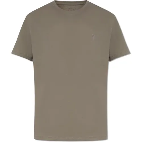 ‘Brace’ T-Shirt mit Logo , Herren, Größe: XL - AllSaints - Modalova