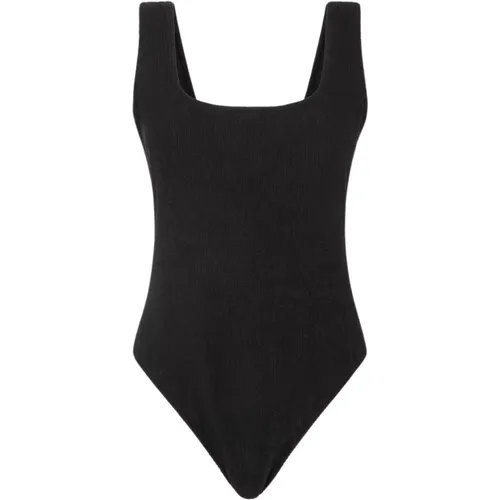 Geprägter Schwarzer Monokini Badeanzug , Damen, Größe: XL - Me-Fui - Modalova