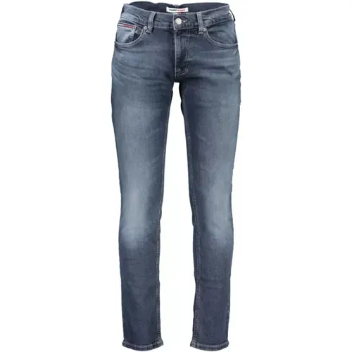 Cotton Jeans , male, Sizes: W36 L32, W38 L32, W32 L32 - Tommy Hilfiger - Modalova