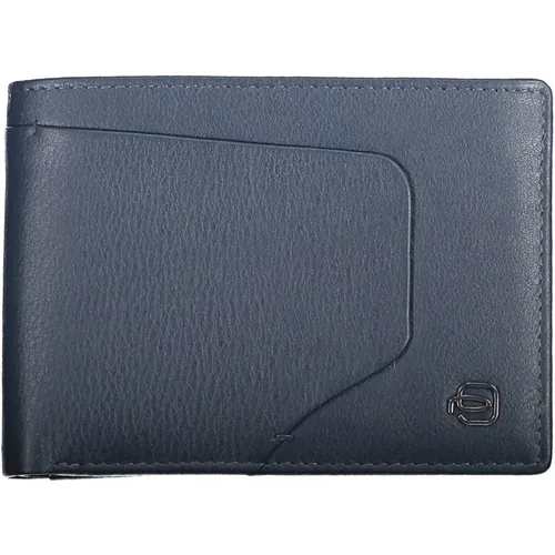 Leather Wallet with Rfid Blocker , male, Sizes: ONE SIZE - Piquadro - Modalova