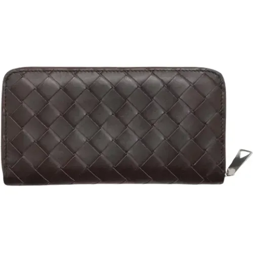 Pre-owned Leather wallets , male, Sizes: ONE SIZE - Bottega Veneta Vintage - Modalova