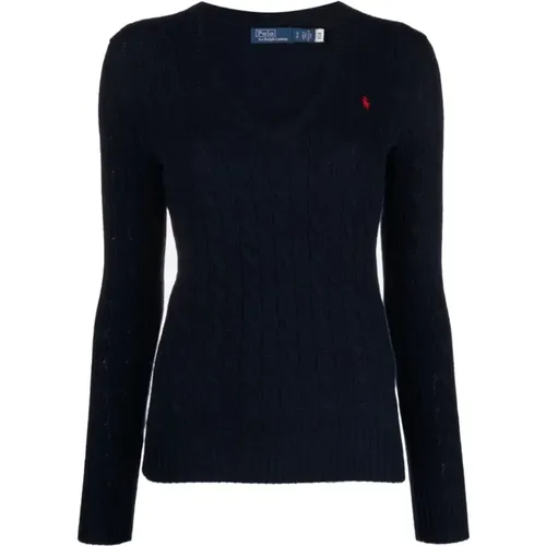 Long Sleeve Wool Cashmere Sweater , female, Sizes: XL, 3XL, S, L - Polo Ralph Lauren - Modalova