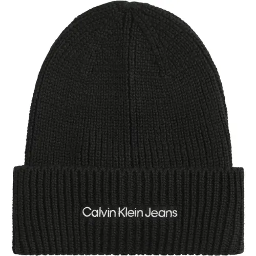 Schwarze Damen Beanie - Calvin Klein Jeans - Modalova