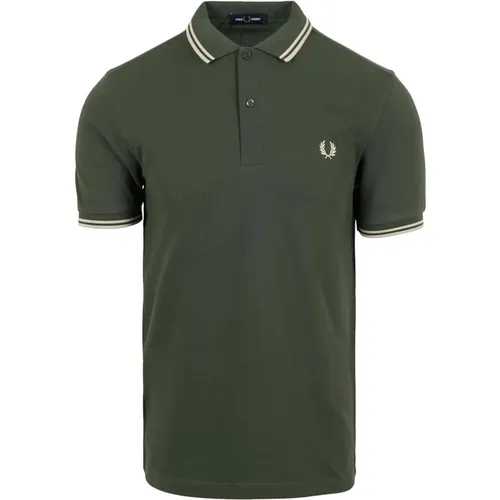 Fieldgreen Polo Shirt , male, Sizes: M - Fred Perry - Modalova