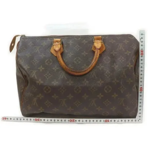 Vintage Monogram Speedy 35 Handbag , female, Sizes: ONE SIZE - Louis Vuitton Vintage - Modalova