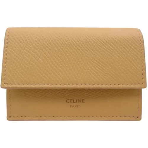 Pre-owned Leather wallets , female, Sizes: ONE SIZE - Celine Vintage - Modalova