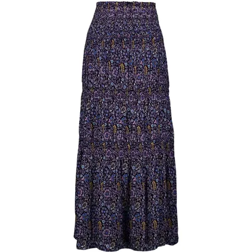 Midi Printed Cotton Skirt , female, Sizes: XS - Isabel Marant Étoile - Modalova