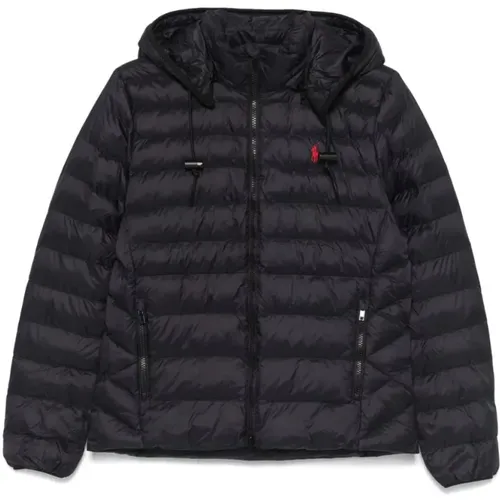 Schwarze Puffer & Down Jacke - Polo Ralph Lauren - Modalova