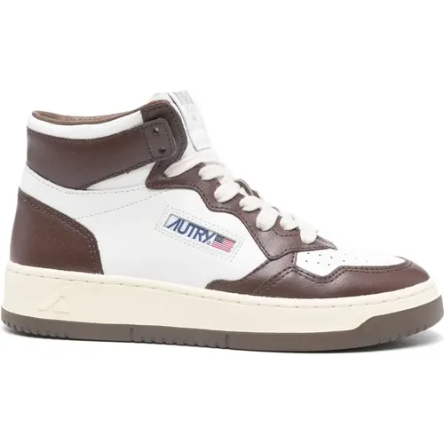 Medalist Mid Bicolor High Top Sneakers , Damen, Größe: 41 EU - Autry - Modalova