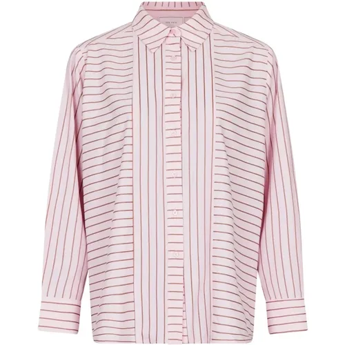 Multi Stripe Shirt Light Pink , female, Sizes: L, 2XL, S, XL, XS, M - NEO NOIR - Modalova