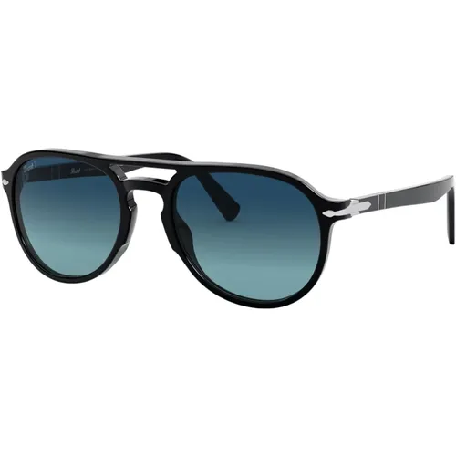 Officina Sunglasses /Blue , unisex, Sizes: 55 MM - Persol - Modalova
