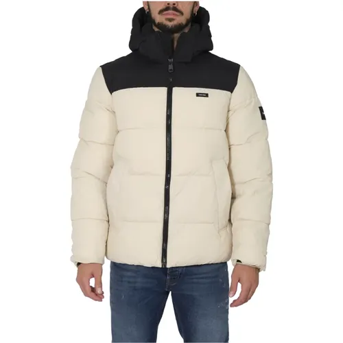 ACE Color Block Jacke mit abnehmbarer Kapuze , Herren, Größe: XL - Calvin Klein - Modalova
