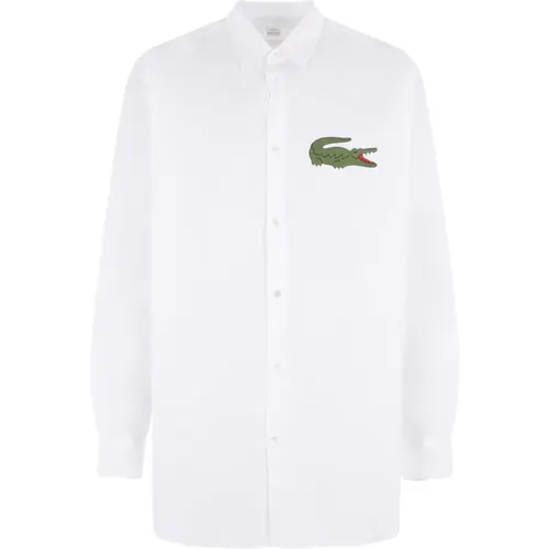 Shirt with Lacoste Collaboration , male, Sizes: XL, M, S, L - Comme des Garçons - Modalova