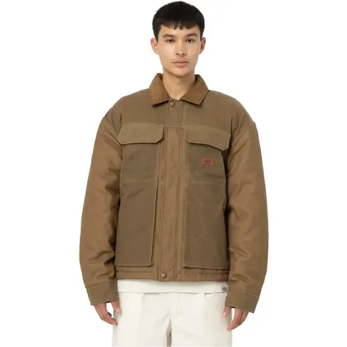 Waxed Pocket Front Jacket , male, Sizes: L, M, XL - Dickies - Modalova
