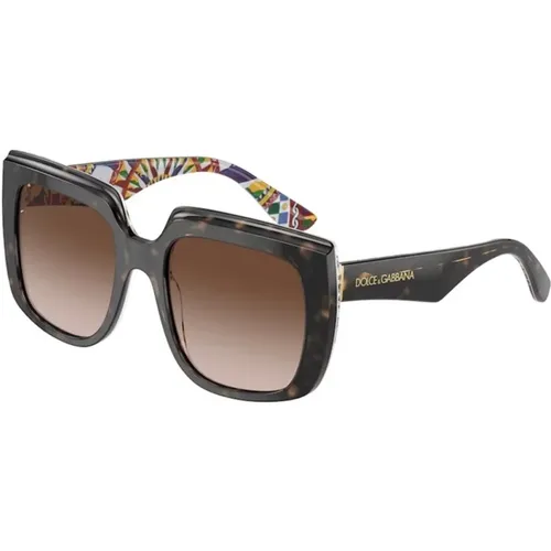 Gradient Frame Sunglasses , female, Sizes: 54 MM - Dolce & Gabbana - Modalova