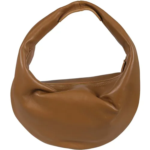 Olivia Leather Tote Bag , female, Sizes: ONE SIZE - Khaite - Modalova
