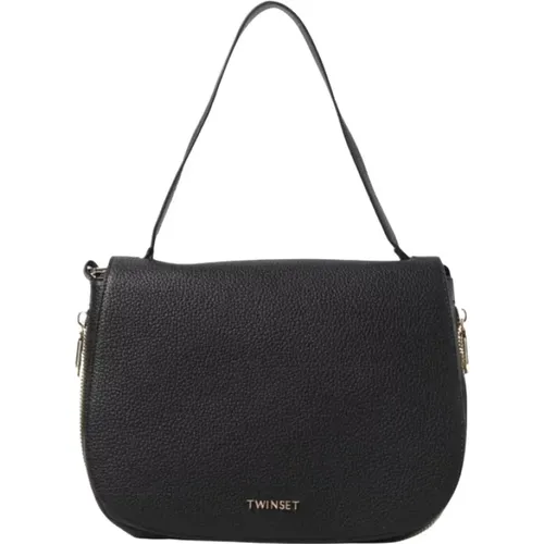 Shoulder Bag with Flap Closure , female, Sizes: ONE SIZE - Twinset - Modalova