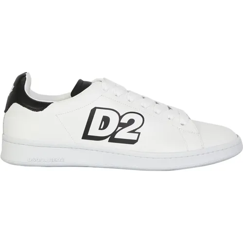 Low Lace-Up Sneakers , male, Sizes: 6 UK, 5 UK - Dsquared2 - Modalova