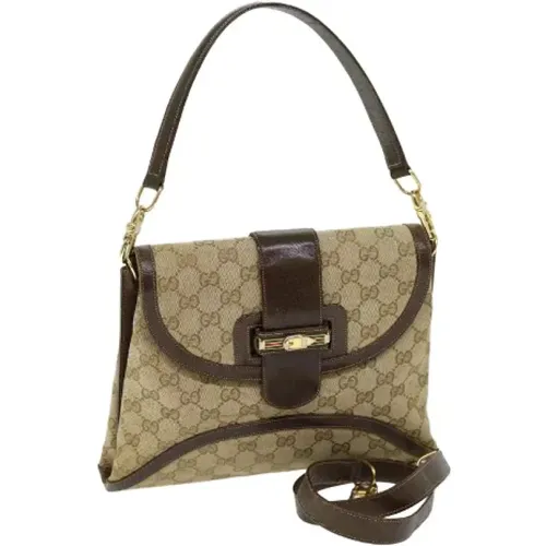 Pre-owned Canvas gucci-bags , female, Sizes: ONE SIZE - Gucci Vintage - Modalova