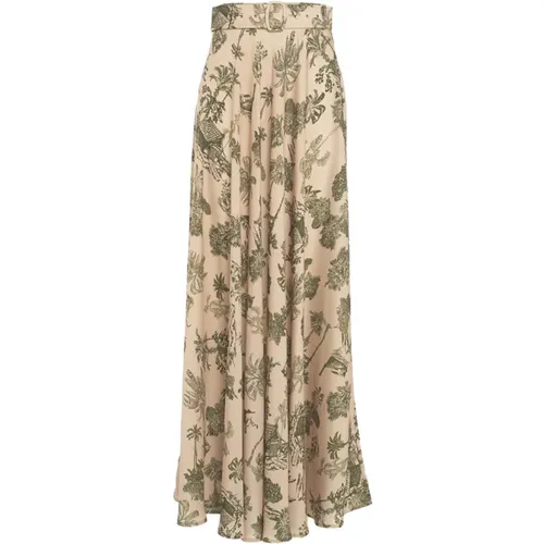 Women's Clothing Skirts Green Ss24 , female, Sizes: S - Aniye By - Modalova