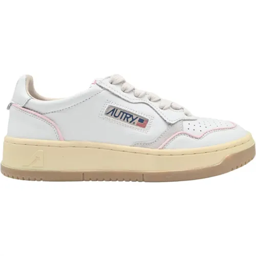 Offene Niedrige Damen Leder Sneakers - Autry - Modalova