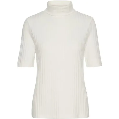 Rollneck Blouse Top Snow , female, Sizes: XS, L, S, XL, 2XL, M - My Essential Wardrobe - Modalova