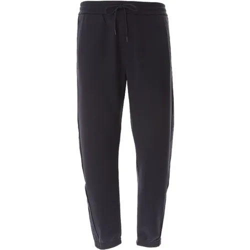 Navyblaue Logo Jogger Hose , Herren, Größe: S - Emporio Armani - Modalova