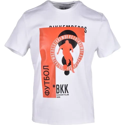 Stylish Cotton T-Shirt Collection , male, Sizes: L - Bikkembergs - Modalova