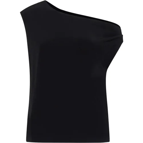 Schwarzes Top , Damen, Größe: XS - Norma Kamali - Modalova