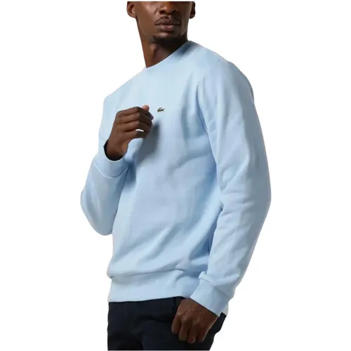 Herren Sweatshirt Trendiger Stil , Herren, Größe: L - Lacoste - Modalova