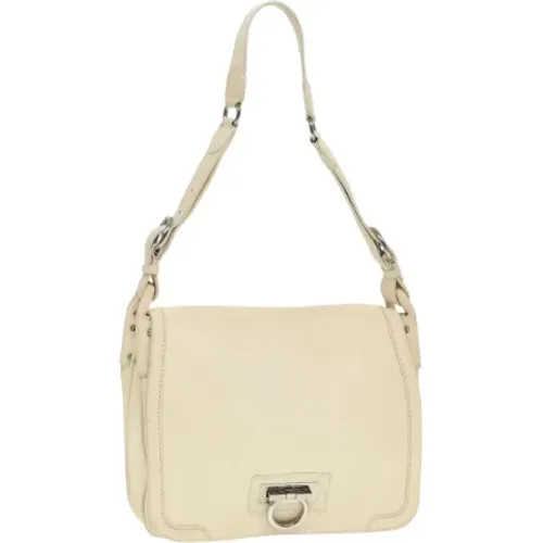 Pre-owned Leather shoulder-bags , female, Sizes: ONE SIZE - Salvatore Ferragamo Pre-owned - Modalova