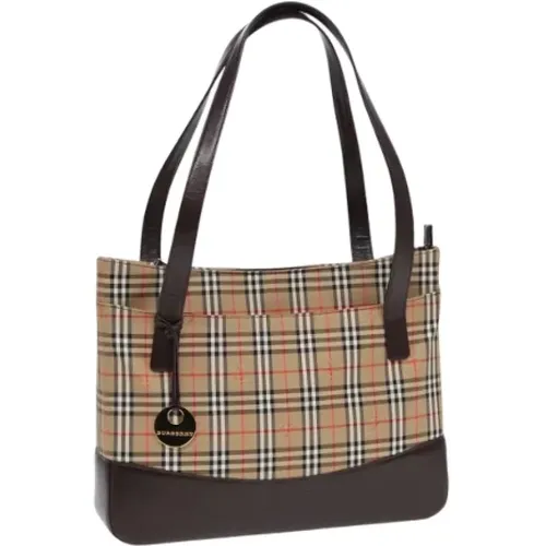 Pre-owned Canvas totes , female, Sizes: ONE SIZE - Burberry Vintage - Modalova