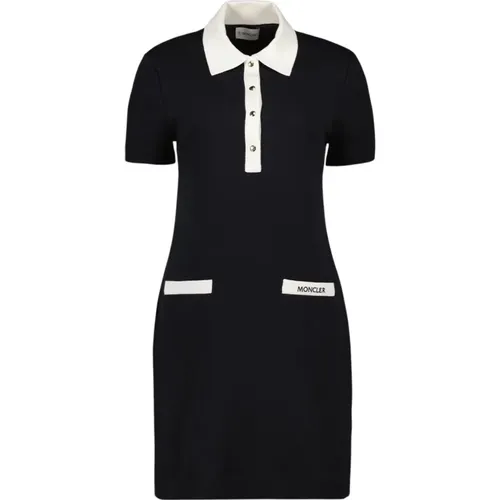 Fine Knit Dress Classic Style , female, Sizes: S - Moncler - Modalova