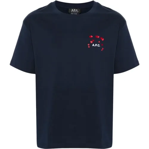 T-Shirts Polos for Men , male, Sizes: L - A.p.c. - Modalova