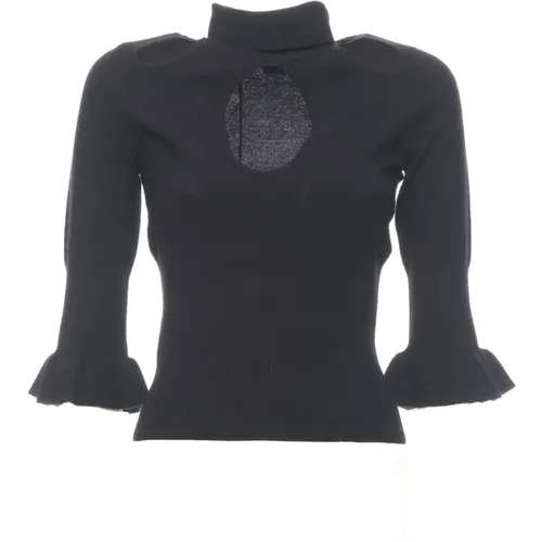 Schwarzer Pullover , Damen, Größe: XS - pinko - Modalova