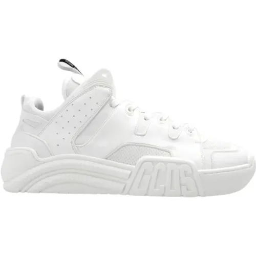 Logo Mesh Sneakers Weiße Gummisohle , Damen, Größe: 36 EU - Gcds - Modalova