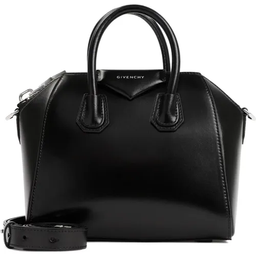 Leather Antigona Handbag , female, Sizes: ONE SIZE - Givenchy - Modalova