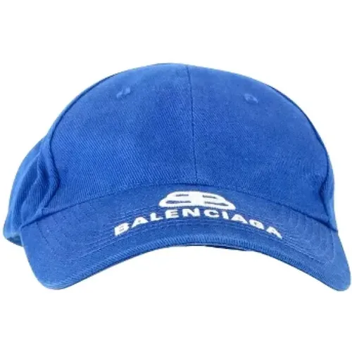 Pre-owned Cotton hats , female, Sizes: ONE SIZE - Balenciaga Vintage - Modalova