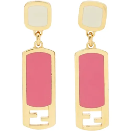 Pre-owned Fabric earrings , female, Sizes: ONE SIZE - Fendi Vintage - Modalova