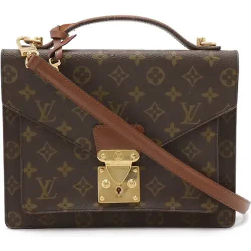 Pre-owned Canvas handbags , male, Sizes: ONE SIZE - Louis Vuitton Vintage - Modalova