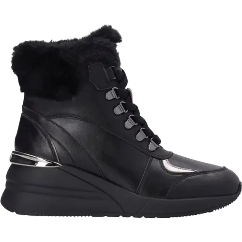 Alyssa 05 Mid Sneaker - Leather Lace-up Boots , female, Sizes: 7 UK, 5 UK - Liu Jo - Modalova