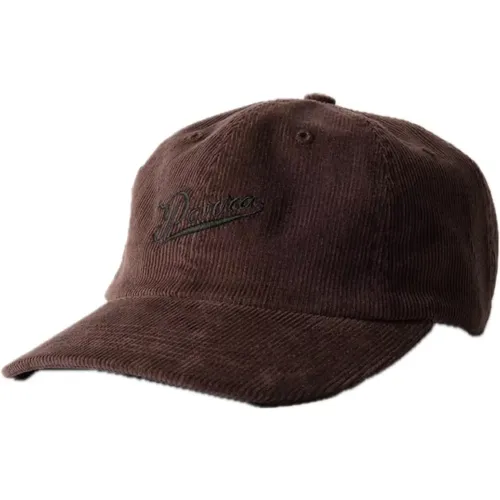 Corduroy 6 Panel Hat with Logo , male, Sizes: ONE SIZE - by Parra - Modalova