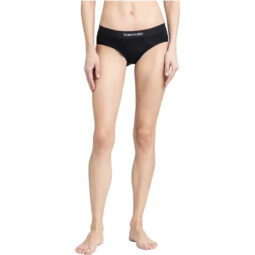 Schwarze Logo Jacquard Taillenband Unterwäsche , Damen, Größe: XS - Tom Ford - Modalova
