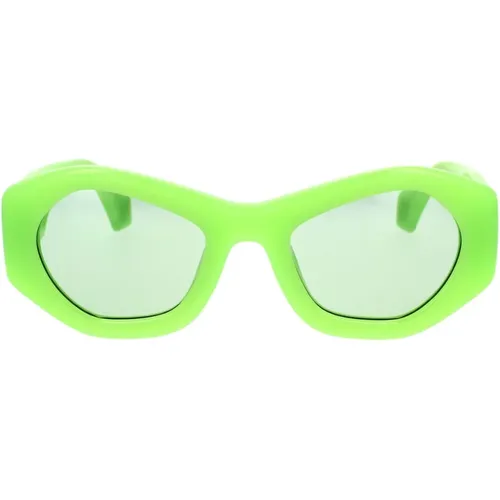 Geometrische grüne Sonnenbrille mit kühnem Stil - Ambush - Modalova