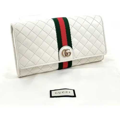 Pre-owned Leather wallets , female, Sizes: ONE SIZE - Gucci Vintage - Modalova